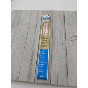 Vintage J&P Coats Dress or Neck Metal Zipper 12" Apricot 207 Orange